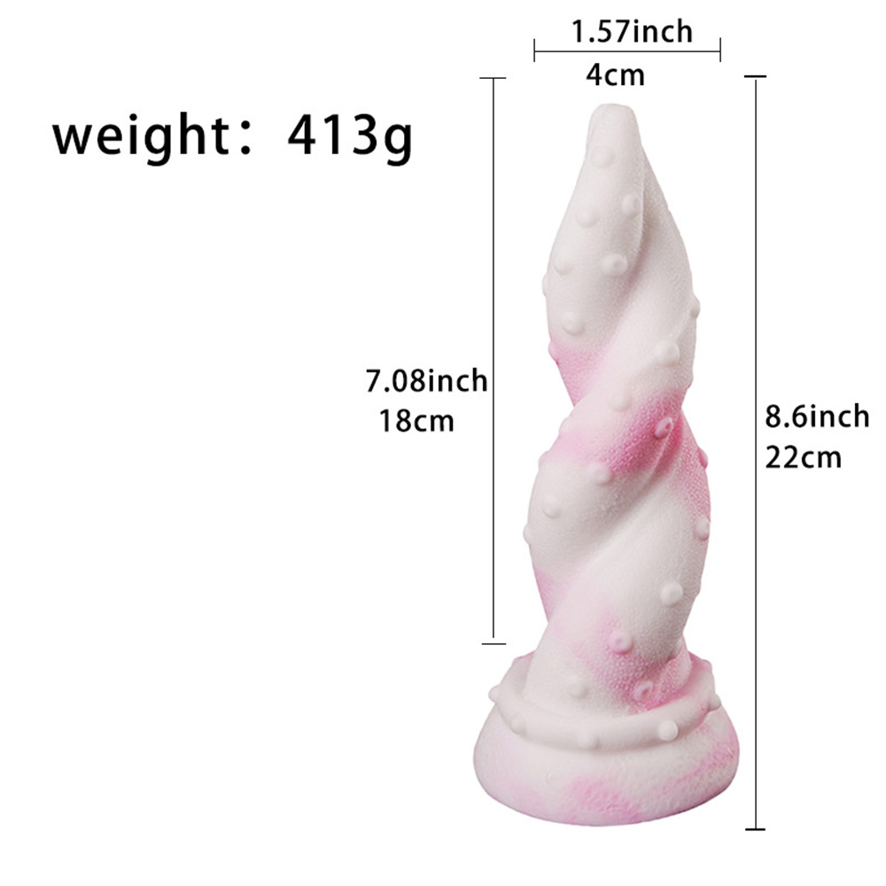 Liquid Silicone Shaped Anal Plug Dildo