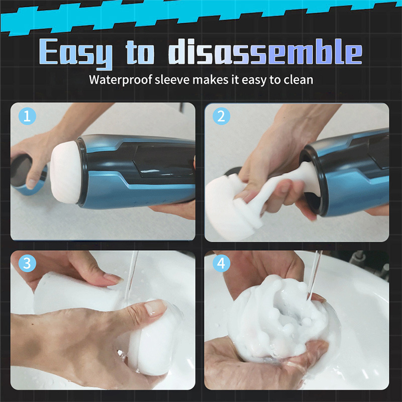 5 Frequency Telescopic Vibration Male Penis Exercise Male Masturbator