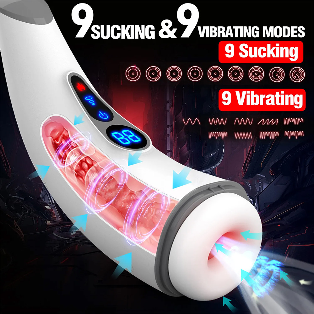 HGOD 007 Pro Suck LCD Heated Men's Aircraft Cup