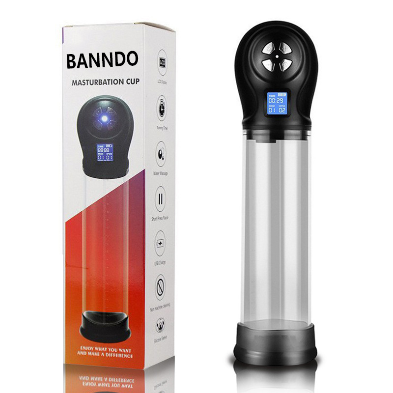 6-Frequency Negative Pressure Digital Display Waterproof Masturbation Pump