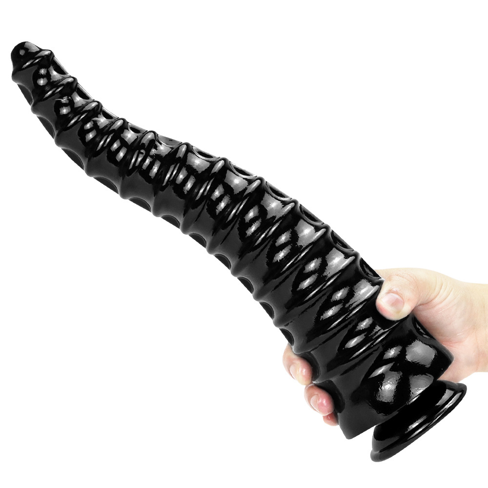 Special Shaped Pointed Anal Plug Silicone Realistic Dildo