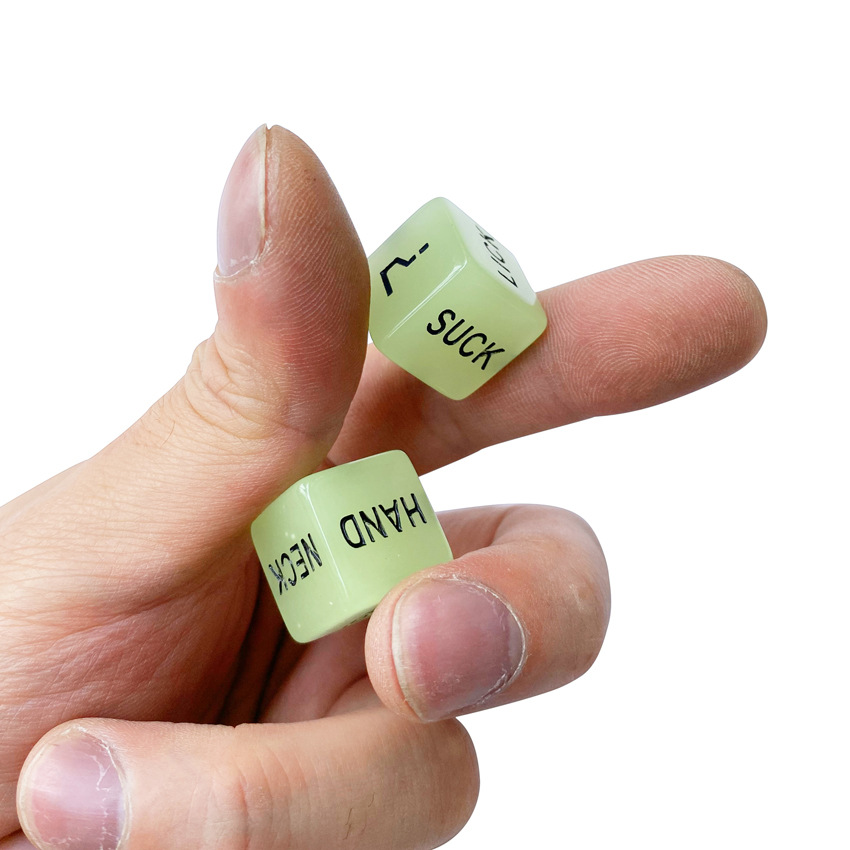 Glow-In-The-Dark Erotic Couple Dice