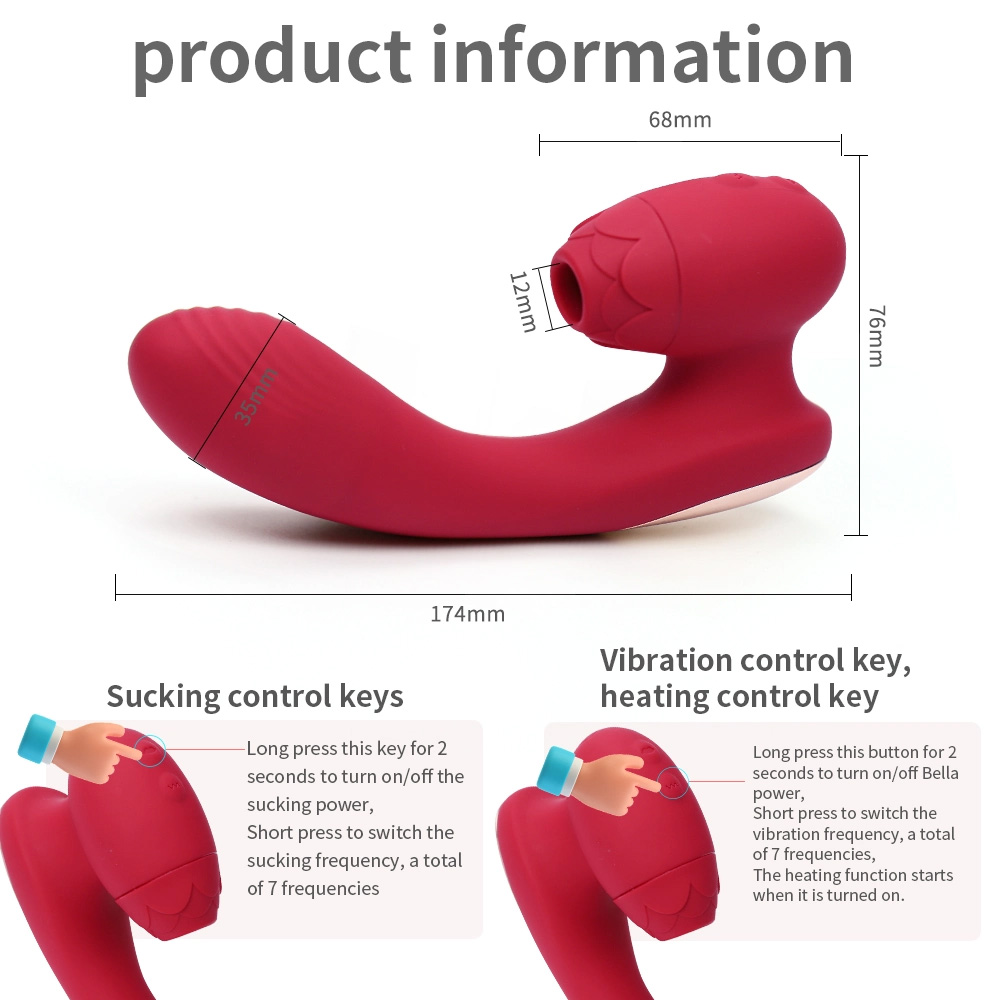 G-Spot 7 Frequency Sucking Heated Vibrator