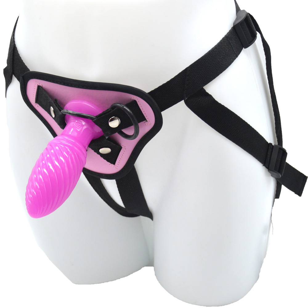 Small Threaded Butt Plug Lesbian Wearable Dildo