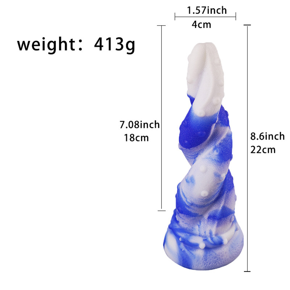 Liquid Silicone Shaped Anal Plug Dildo