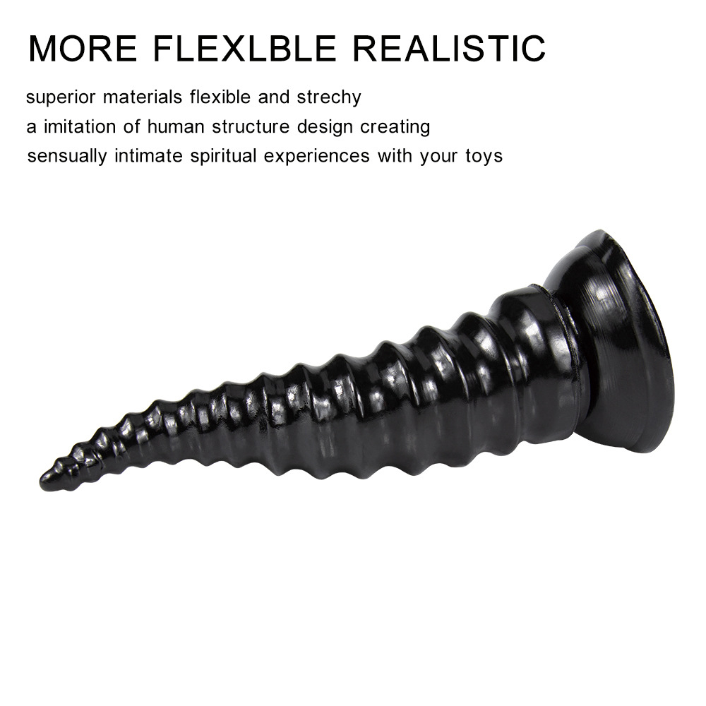 200mm Horn Shaped Anal Plug Dildo