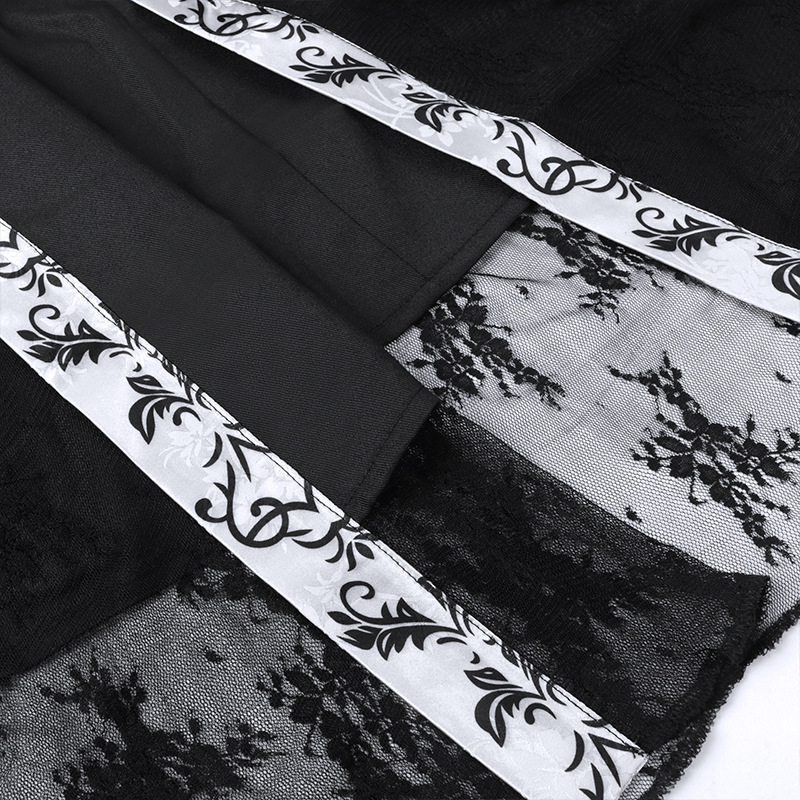 Halloween Party Medieval Lace Cape Gothic Long Hooded Cloak