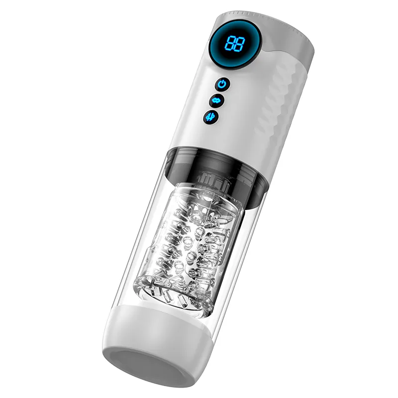 9-Frequency Fully Automatic Telescopic Rotating Male Masturbator