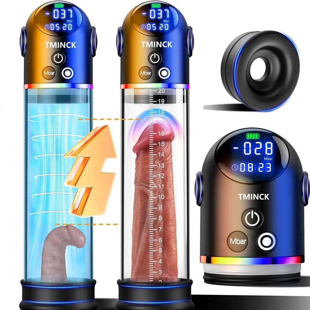4 Suction Modes Digital Display Penis Enlargement Trainer Electric Penis Pump