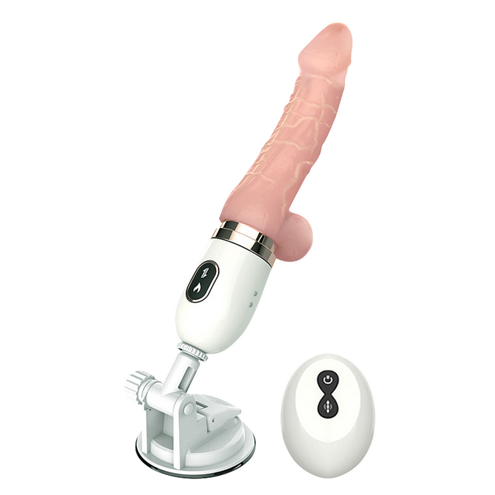 Remote Control Automatic 7-Frequency Telescopic Vibration Intelligent Heating Dildo
