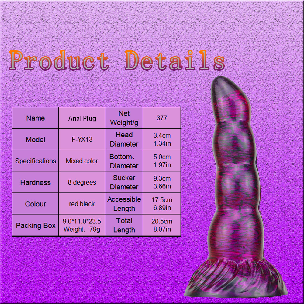 Alien Scorpion Tail Anal Plug Silicone Dildo