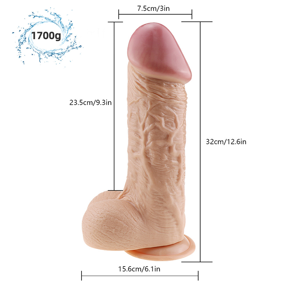 Thick Realistic Textured Penis Dildo