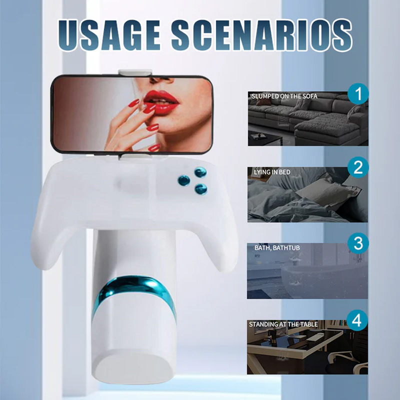 UXOL-7-Frequency Suction & 7-Frequency  Vibration Heating Male Masturbator