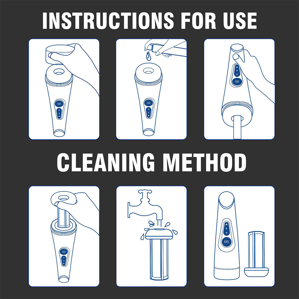 HGOD 007 Pro Suck LCD Heated Men's Aircraft Cup