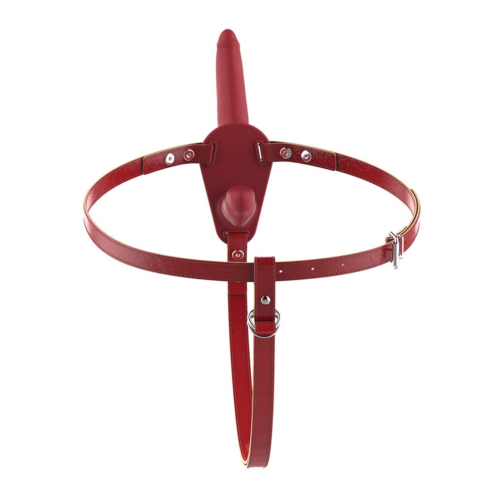 Double Scalp Pants Wear Female Masturbation Device Silicone Dildo