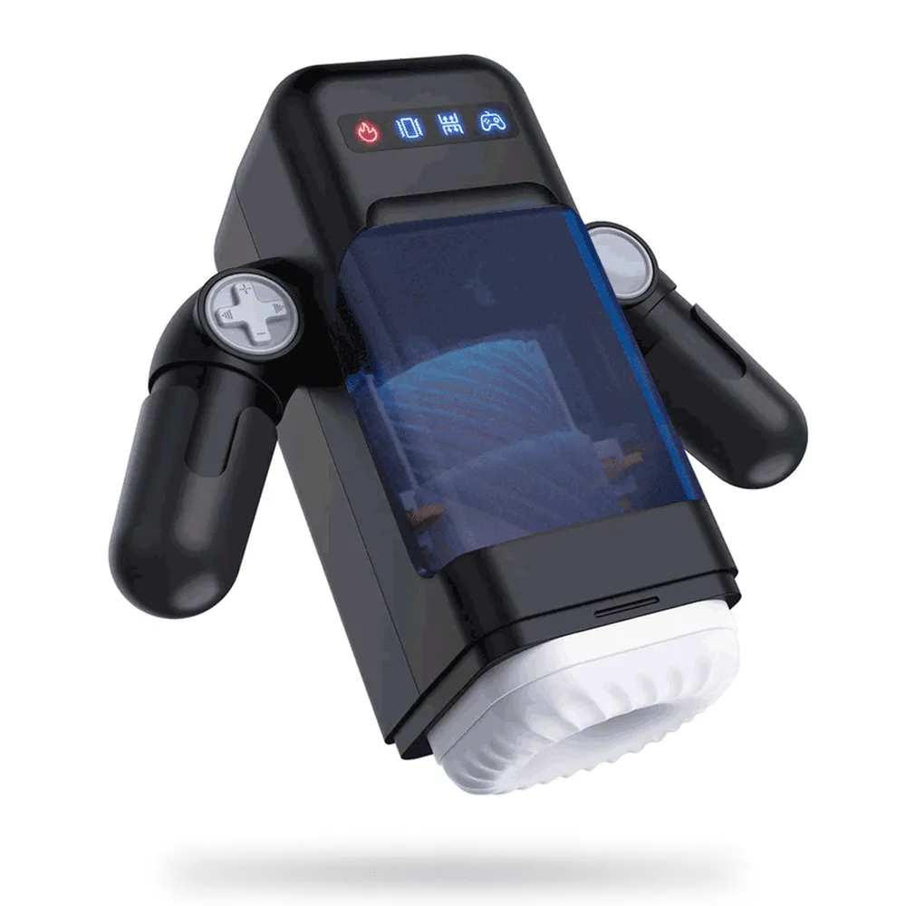 QuantumBot Automatic Male Masturbators Cup with 10 Thrusting & Vibration Modes