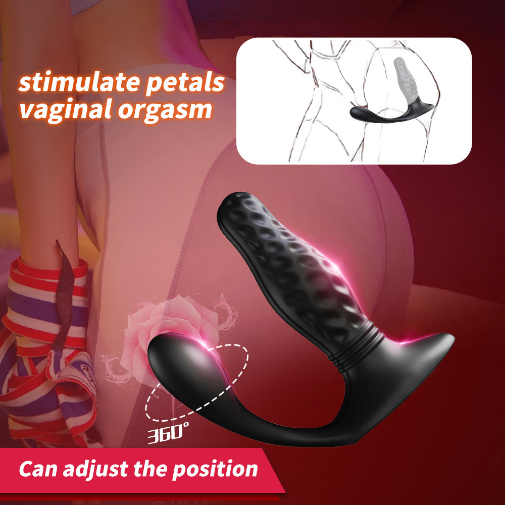 Wireless Remote Control Telescopic Vibrating Butt Plug