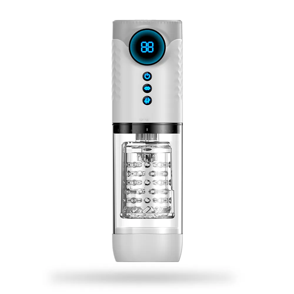 9-Frequency Fully Automatic Telescopic Rotating Male Masturbator