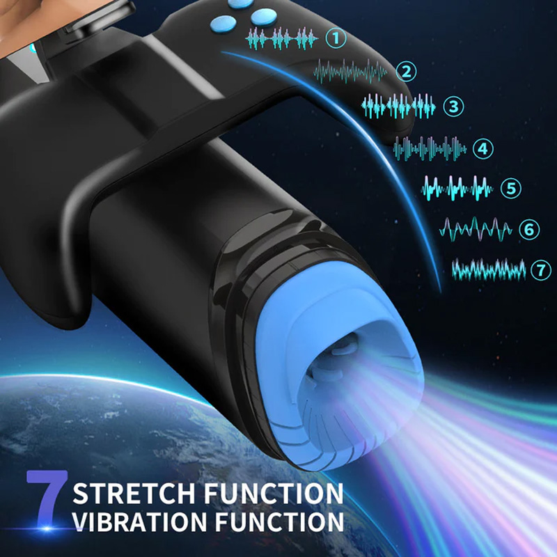 UXOL-7-Frequency Suction & 7-Frequency  Vibration Heating Male Masturbator