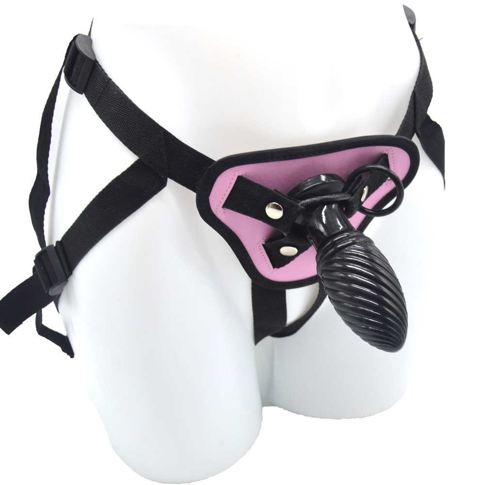 Small Threaded Butt Plug Lesbian Wearable Dildo