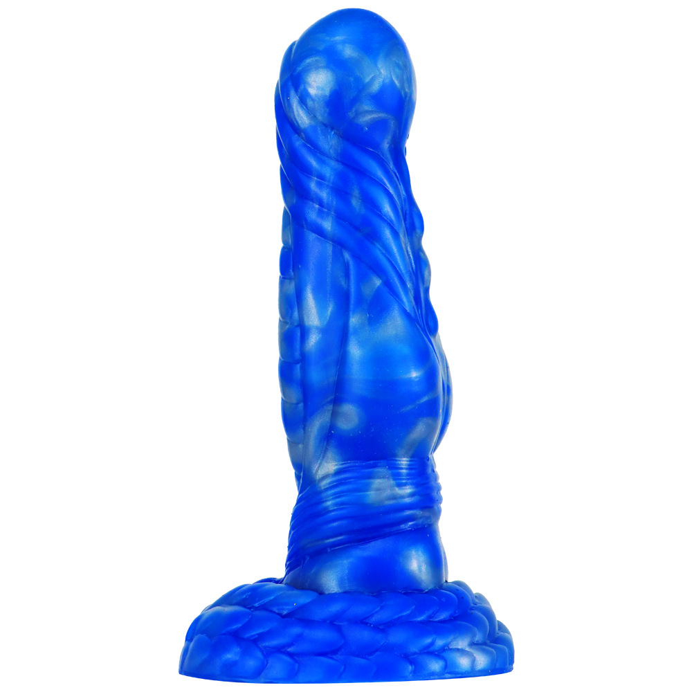 Mixed Color Liquid Silicone Artificial Dildo