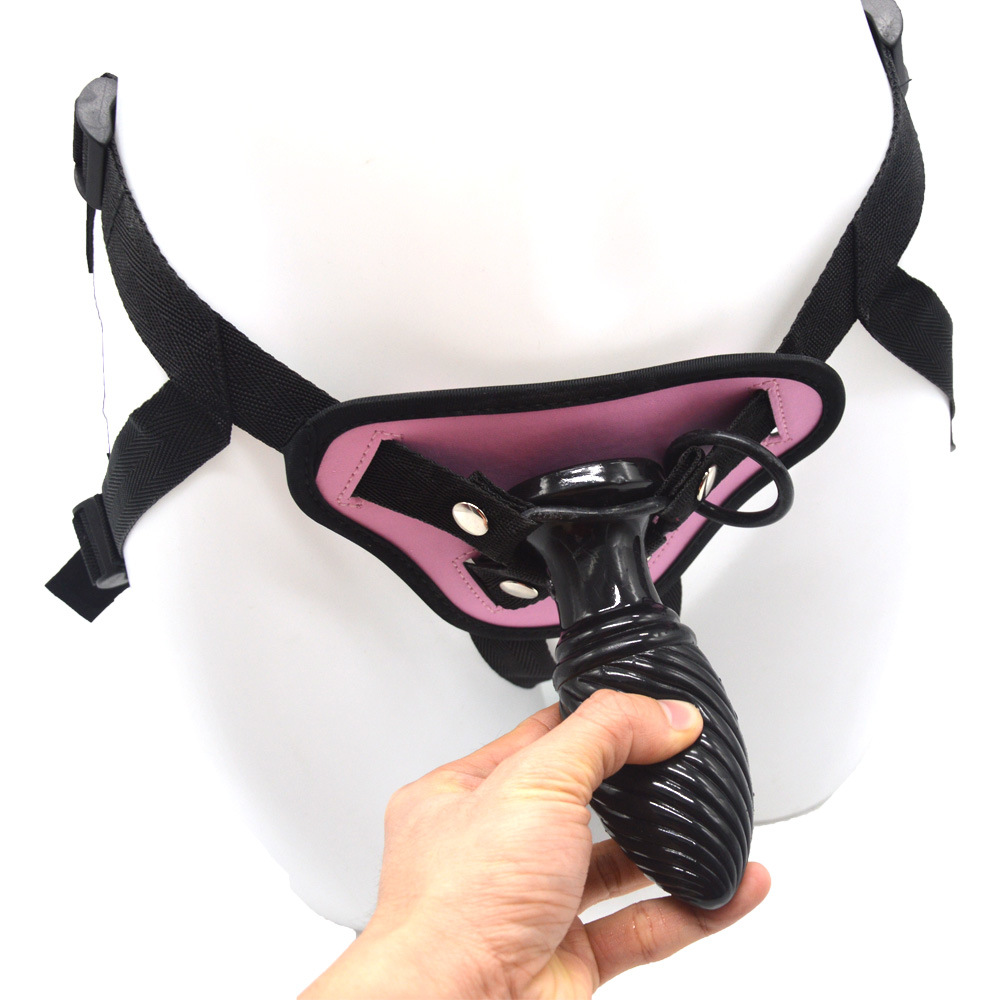 Small Threaded Butt Plug Lesbian Wearable Dildo