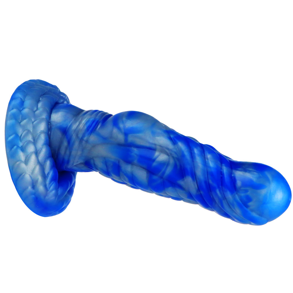 Mixed Color Liquid Silicone Artificial Dildo