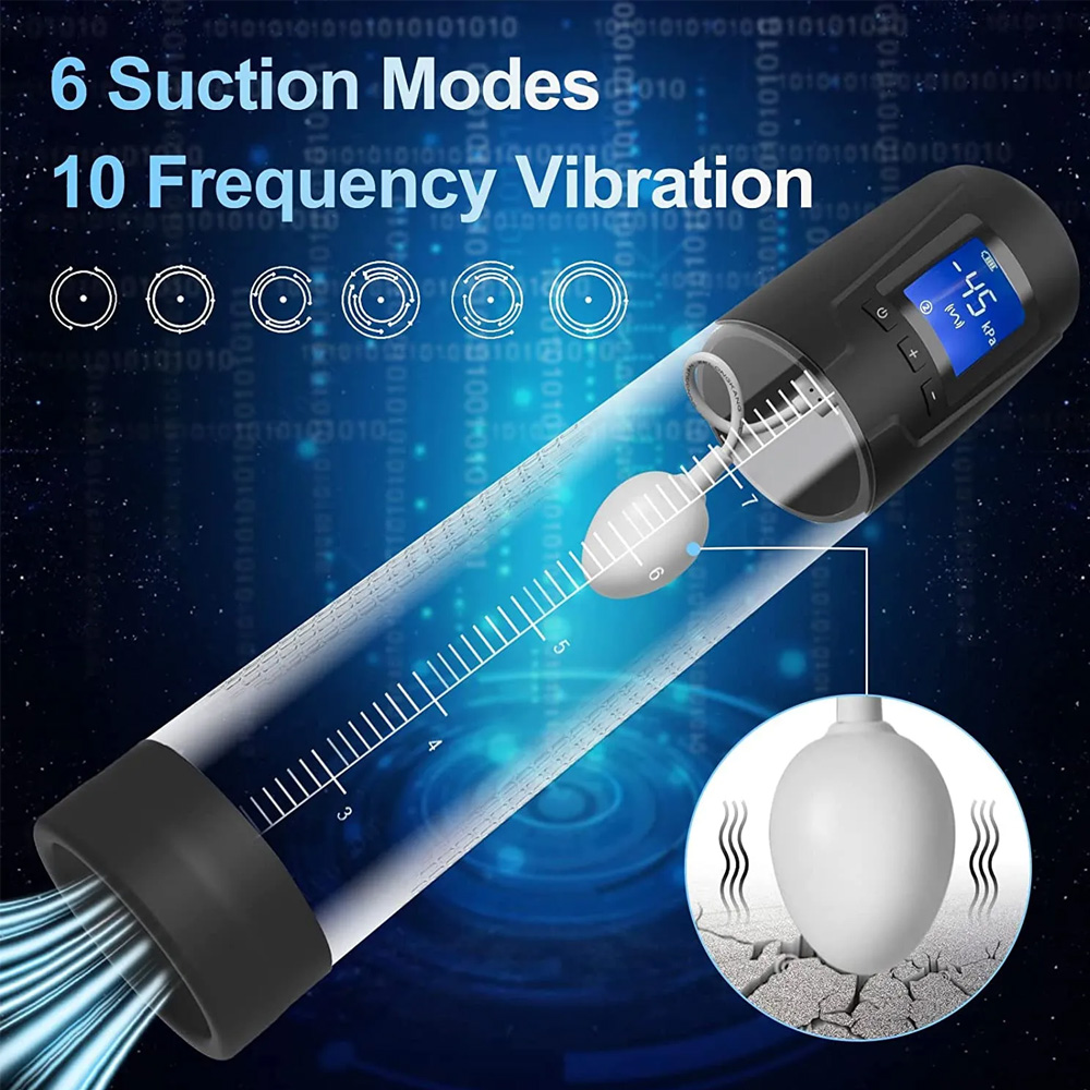 Men's Electric Vibration Training Penis Vacuum Pump