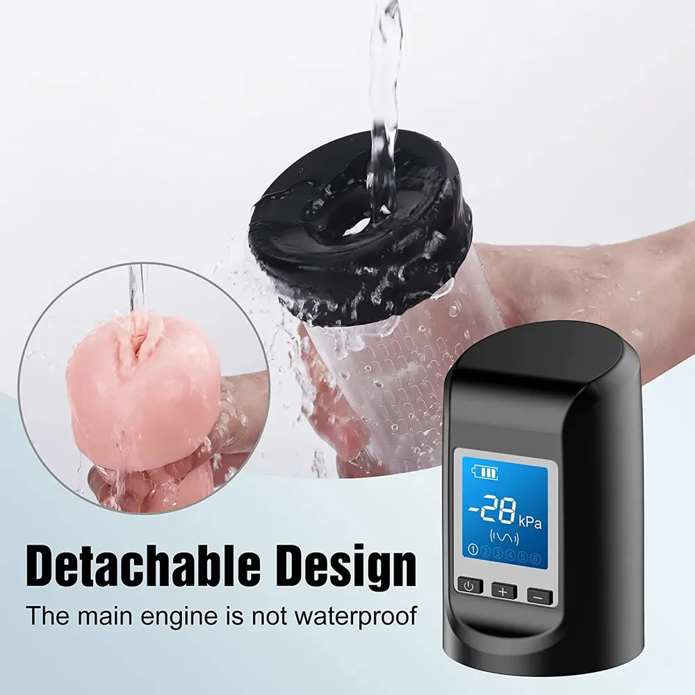 Male Erection Aid-Long-Lasting Hypoallergenic Sucking Masturbation Device