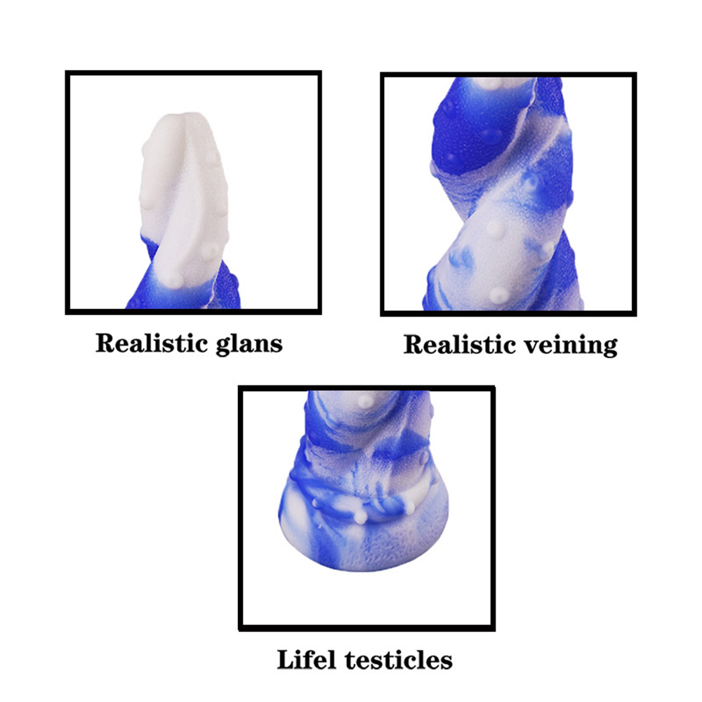 Liquid Silicone Shaped Anal Plug Dildo