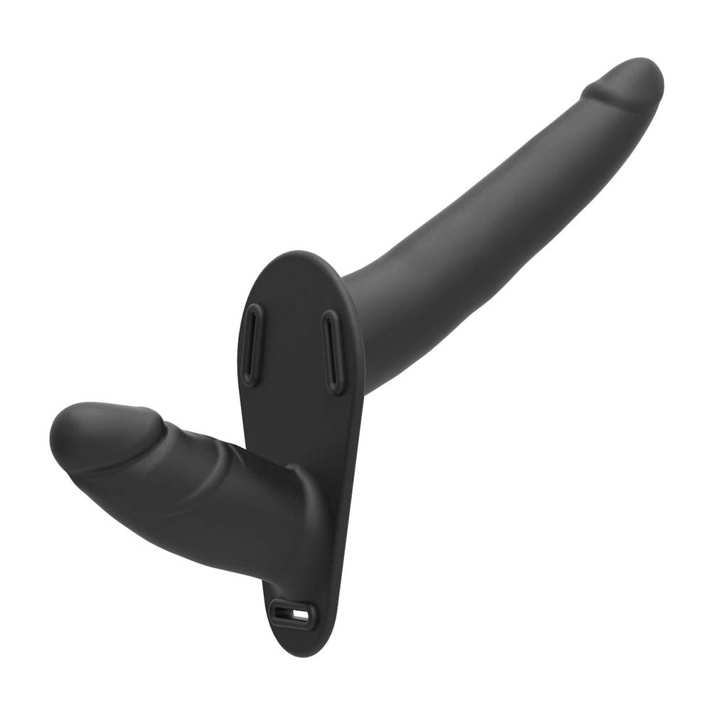 Double Scalp Pants Wear Female Masturbation Device Silicone Dildo