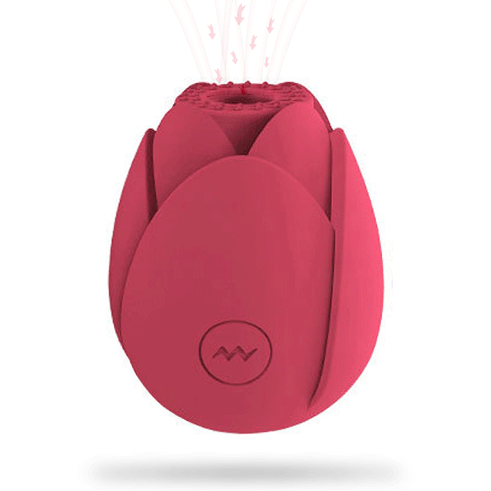Rose Vibrator 10 Gears Sucking Waterproof Magnetic Charging