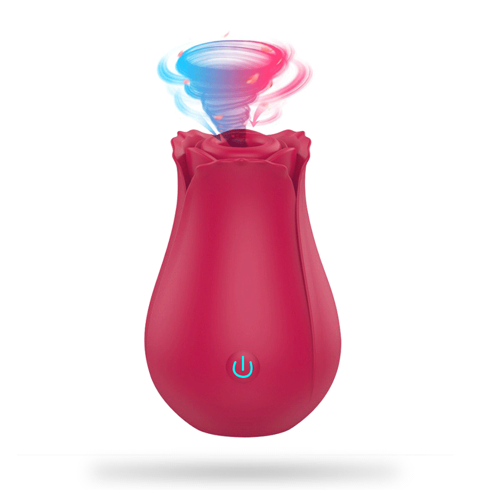 Female Masturbation Rose Vibrator | Vibrating Suction Rose Sex Toys