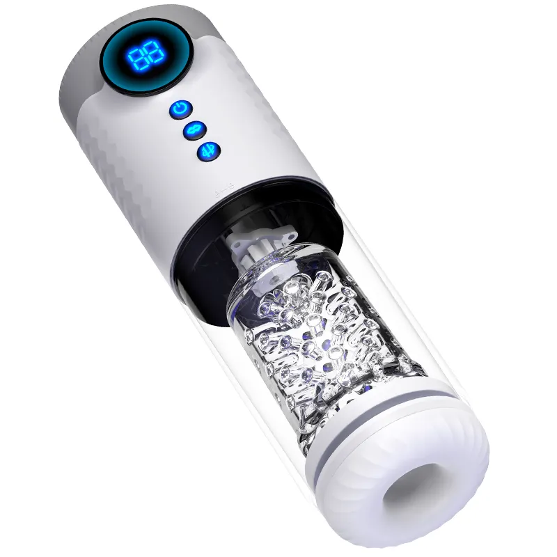 9-Frequency Fully Automatic Telescopic Rotating Male Masturbator