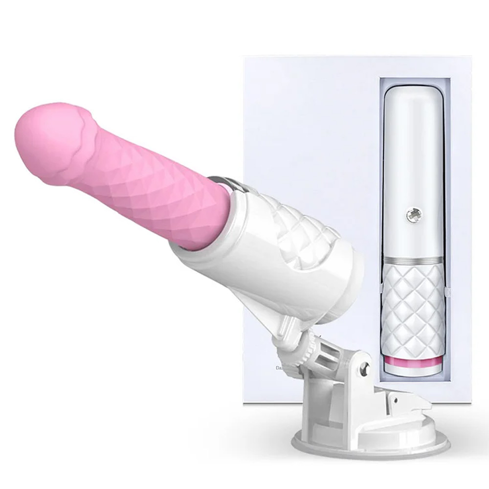 Automatic Insertion and Insertion of 5 Telescopic Vibrating Suction Cups Hands-Free Telescopic Dildo