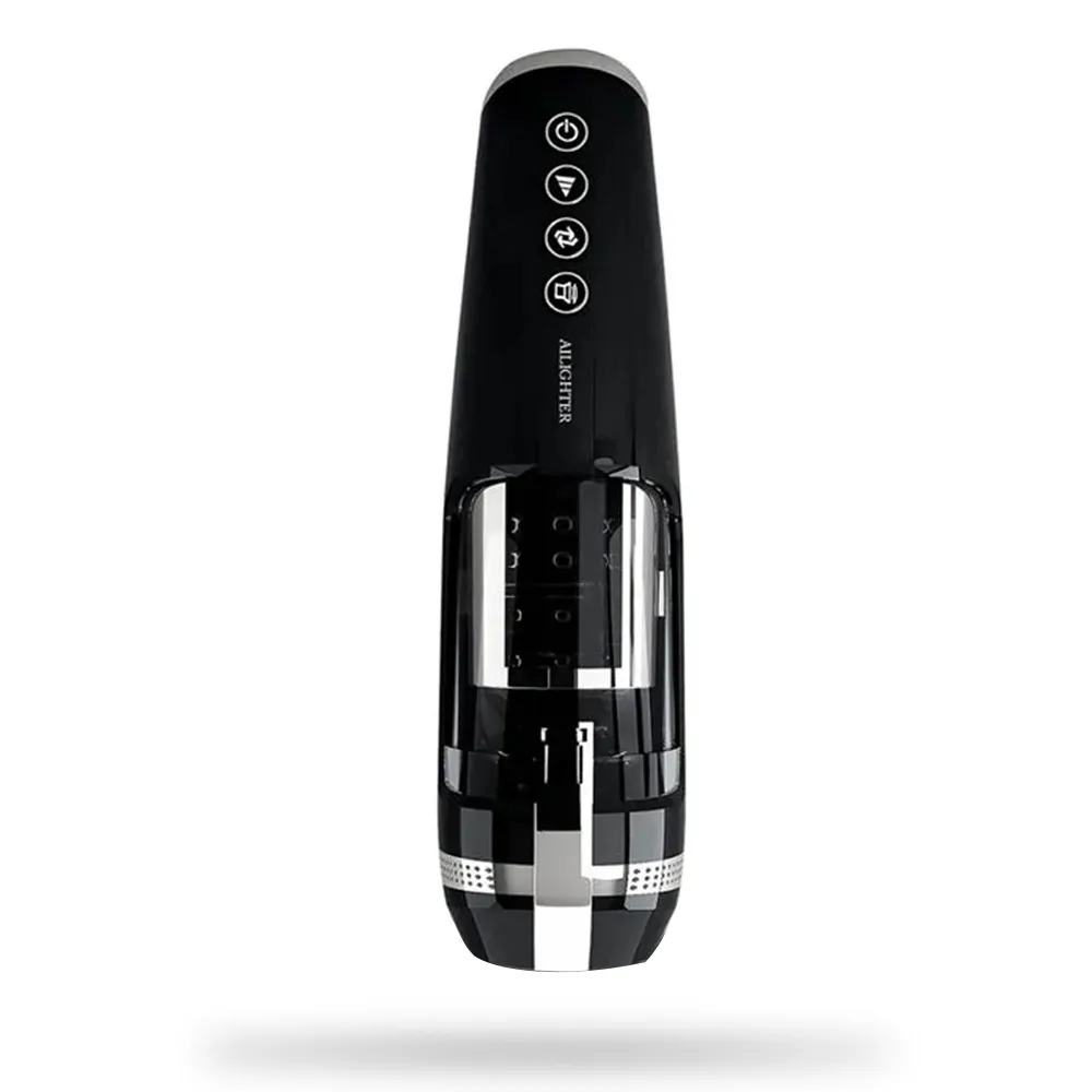 mens sex toy stroker Buy the Satisfyer Men Classic Silver Non-Gender Specific Adjustable  Pressure Stroker Male Masturbator main image 1