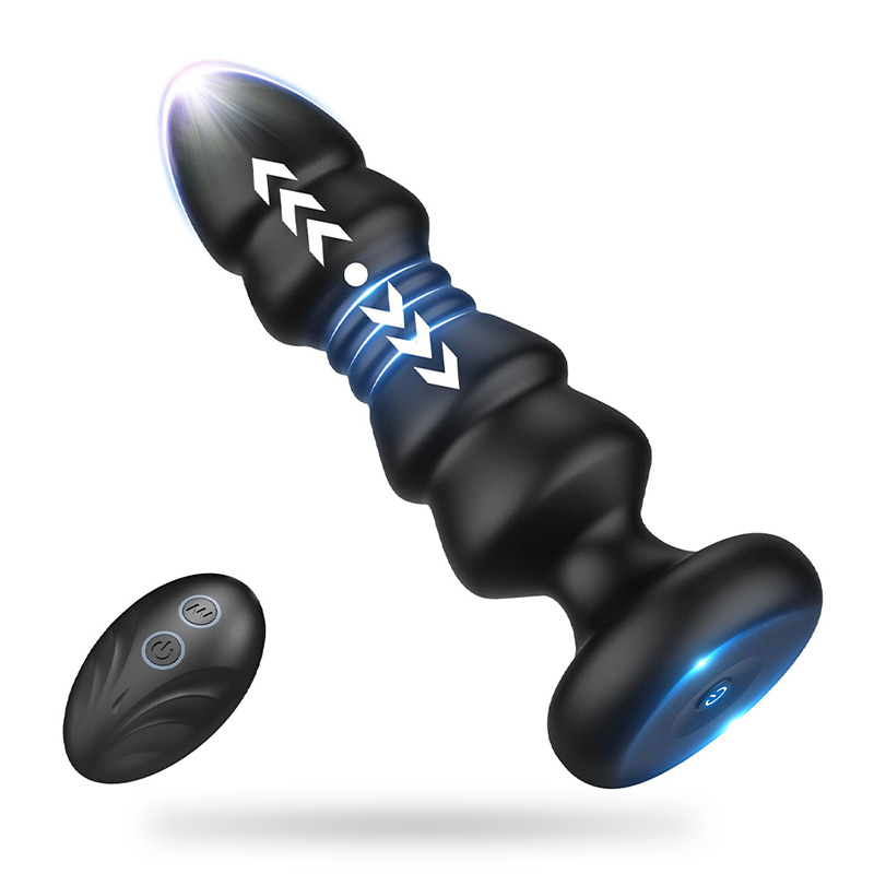 Remote Controlled Anus Retractable Silicone Anal Plug
