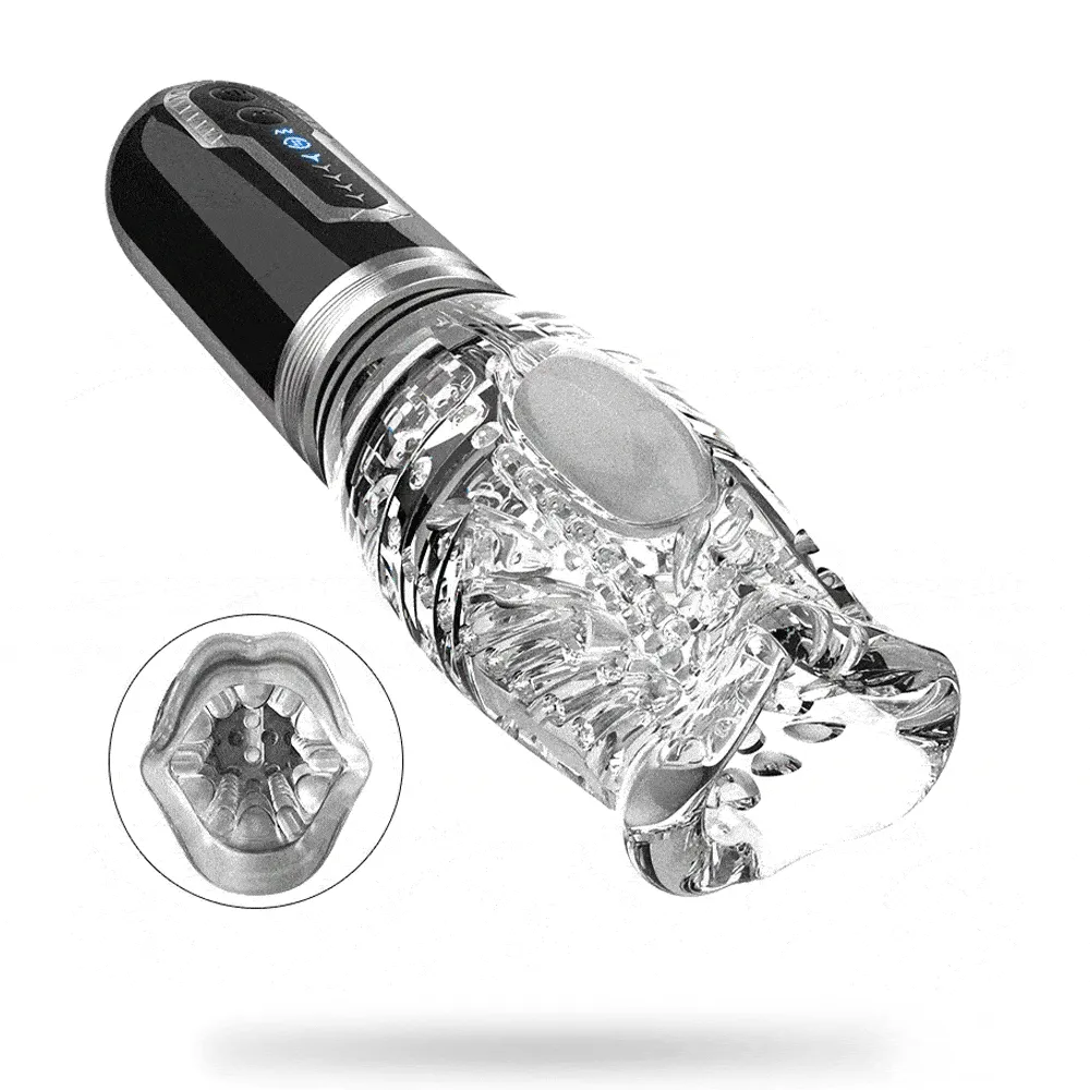 3 in 1 Upgraded Gawk Gawk 3000 Pro - Male Rose 5 Thrusting & 5 Rotating & 7 Vibrating Modes, Adult Toys Automatic Men Masturbation Machine Electric Pocket Pussy Male Stroker