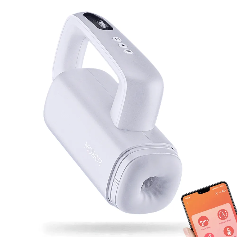 RhythmRider App Control Multi-Mode Male Masturbator Device with Heating Function