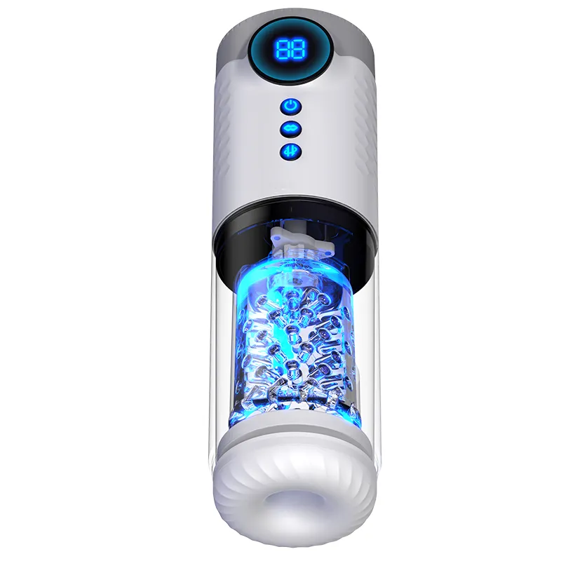 9-Frequency Fully Automatic Telescopic Rotating Male Masturbator