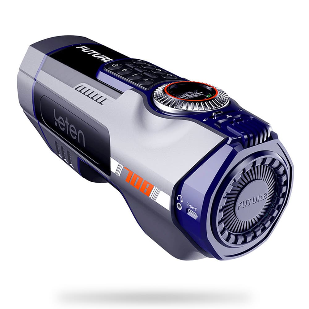 Leten Future Pro 708 3RD Generations Bluetooth Control 10 Modes Heating LED Screen Male Masturbator