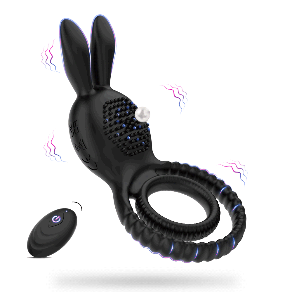 4in1 Penis Ring Vibrator 10 Vibrations C & G Spot Vibrators