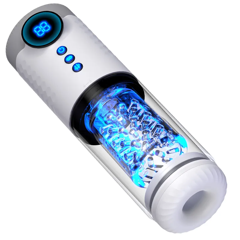 9-Frequency Fully Automatic Telescopic Rotating Male Masturbator