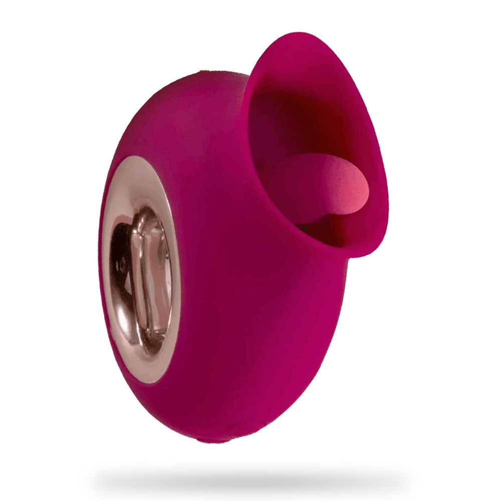 9 Vibrating & Sucking Tongue Vibrator Waterproof Rose Toy for Women