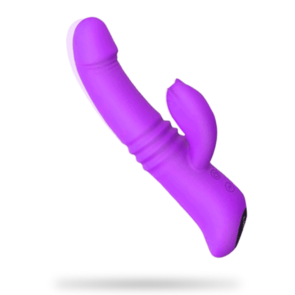 Telescoping Dildo for Women Thrusting Vibrator Allovers Dildos