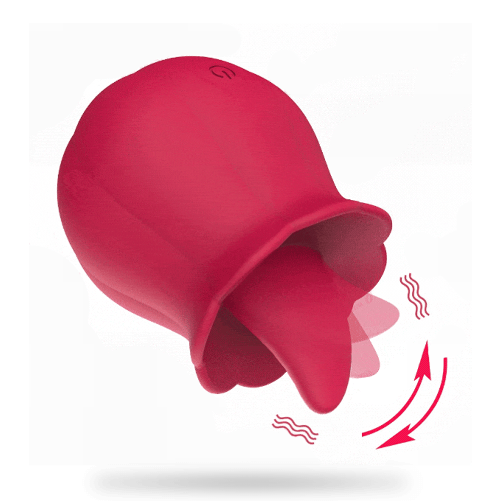 Rose Petal Vibrator | Tongue Vibrator  Clitoris Stimulator