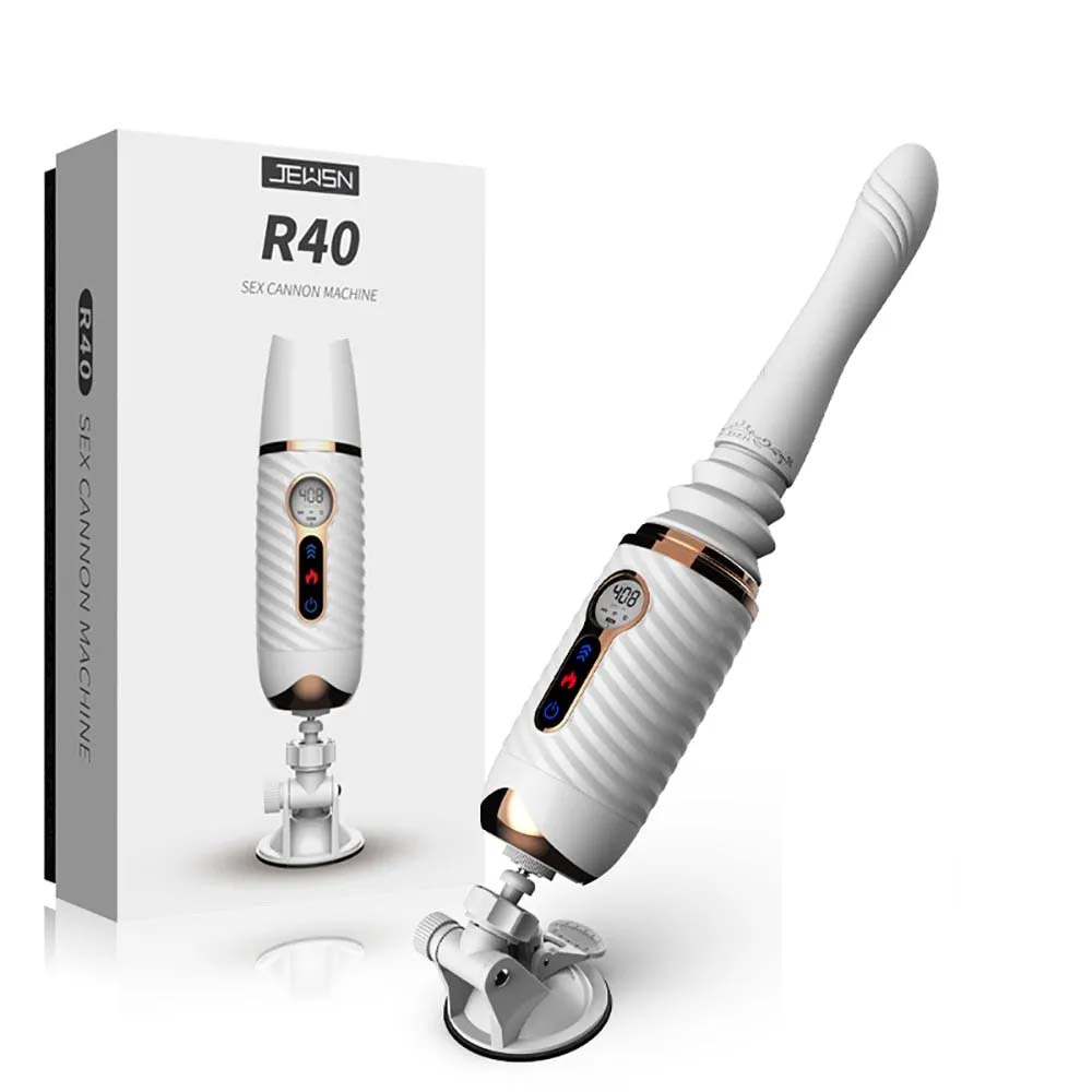 JEWSN R40 Wireless Remote Control Fully Automatic Heated Telescopic Penetration Dildo