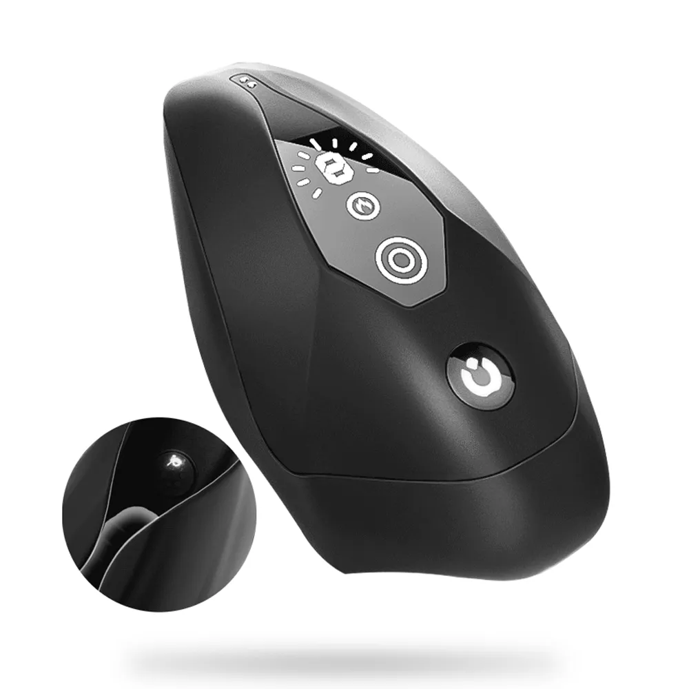 Penis Training Male Masturbator 9 Modes, Vibrating Toy Strokers Glans Trainer Stimulator, Mens Machine Masturbators Adult & Games