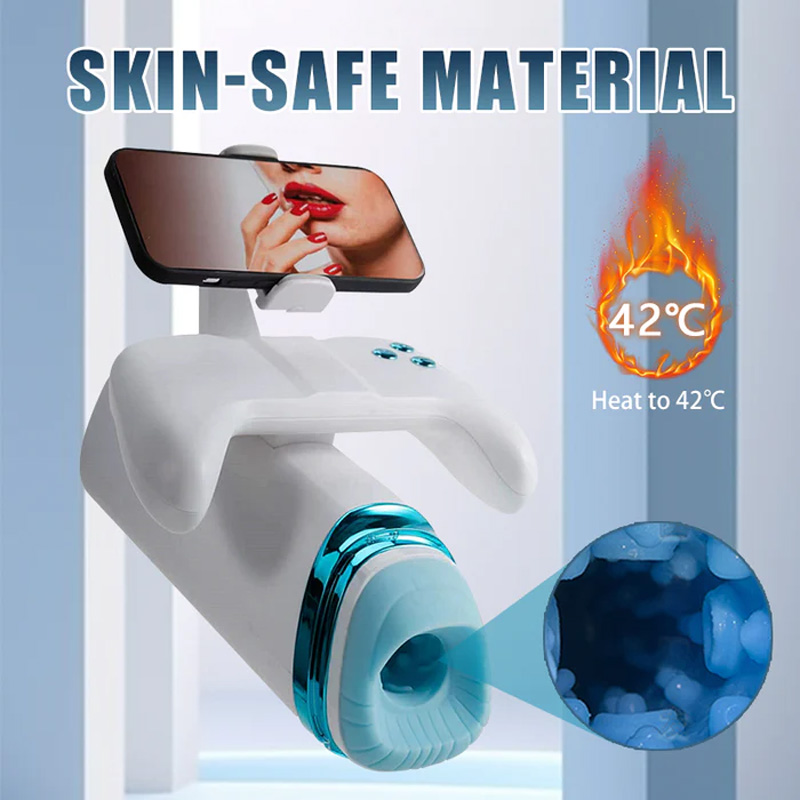 UXOL-7-Frequency Suction & 7-Frequency  Vibration Heating Male Masturbator