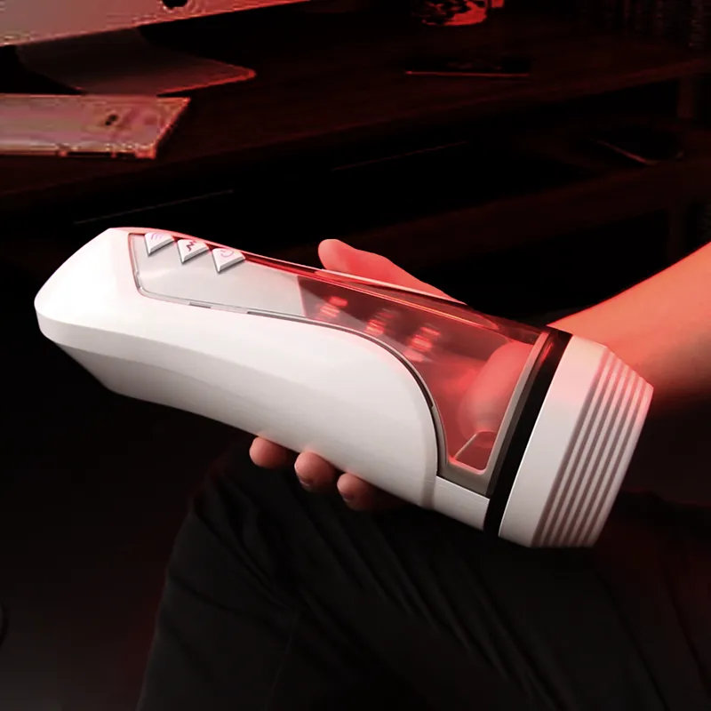 7-Frequency Automatic Piston Telescopic Masturbators Cup